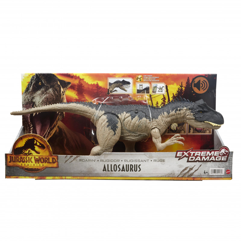 Jurassic World Movie Extreme Damage Allosaurus (HFK06)