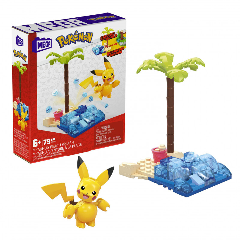 F.P.Mega Bloks Pokemon-Adventure Builder Φιγούρα-2 Σχέδια (HDL75)