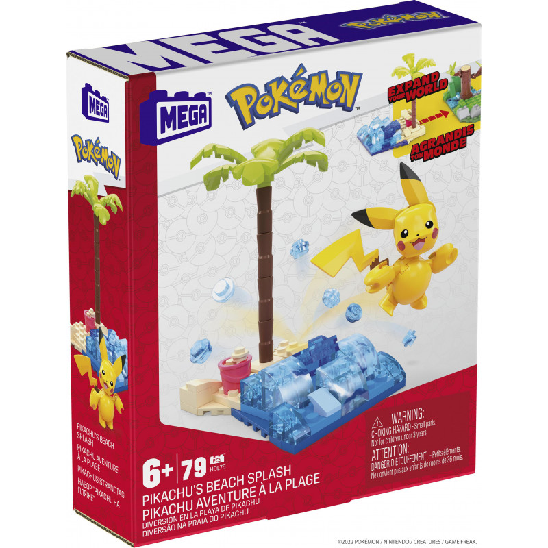 F.P.Mega Bloks Pokemon-Adventure Builder Φιγούρα-2 Σχέδια (HDL75)