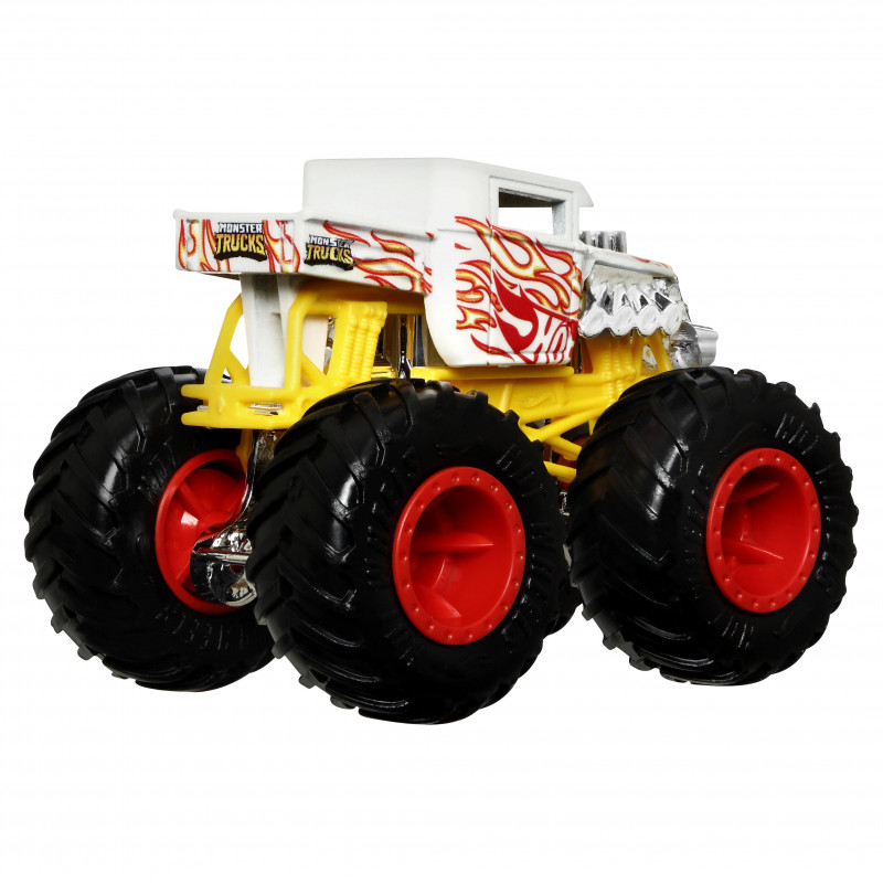 Hot Wheels Monster Trucks Οχήματα Χρωμοκεραυνοί- 4 Σχέδια (HGX06)