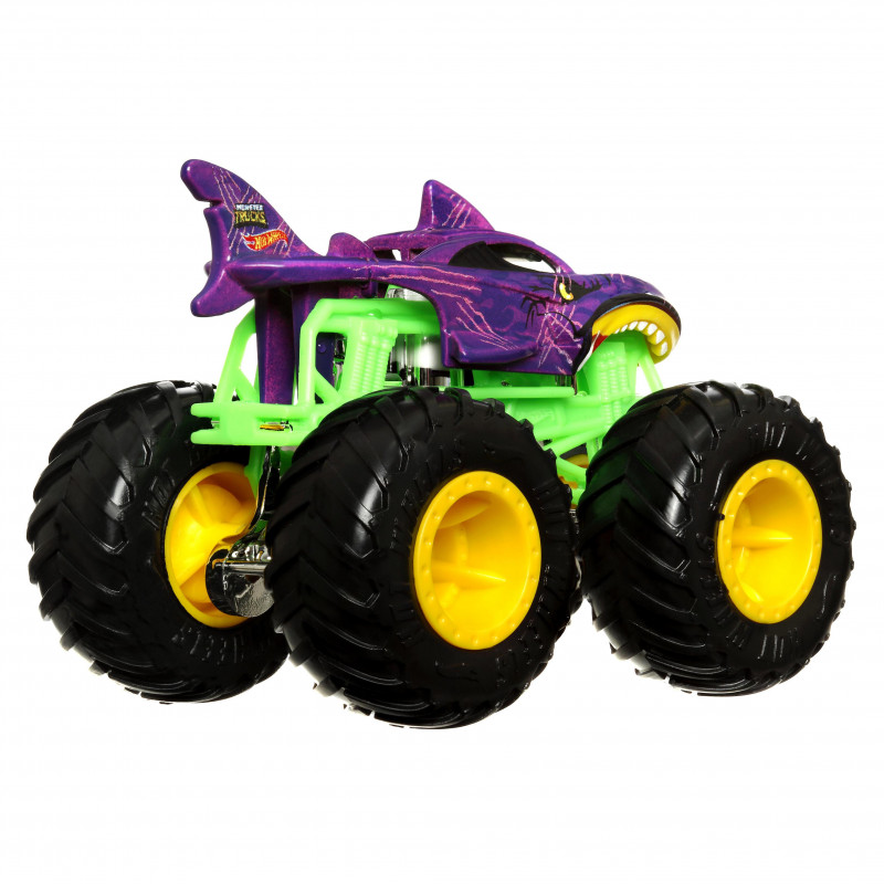 Hot Wheels Monster Trucks Οχήματα Χρωμοκεραυνοί- 4 Σχέδια (HGX06)