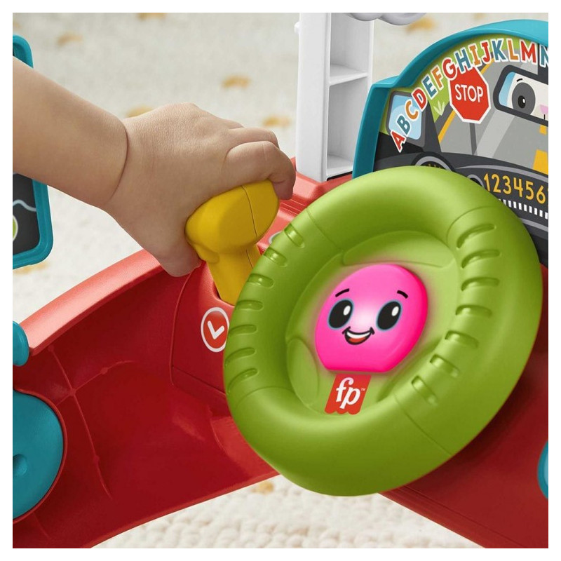 Fisher Price Laugh & Learn Εκπαιδευτική Στράτα-Αυτοκινητάκι 3 Σε 1 (HJP48)