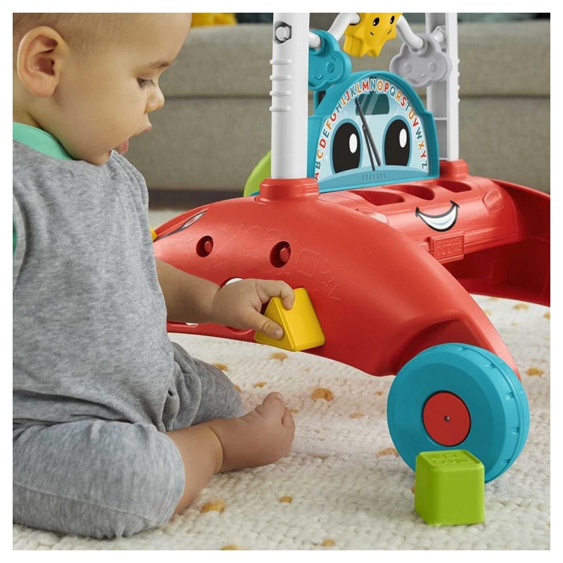 Fisher Price Laugh & Learn Εκπαιδευτική Στράτα-Αυτοκινητάκι 3 Σε 1 (HJP48)