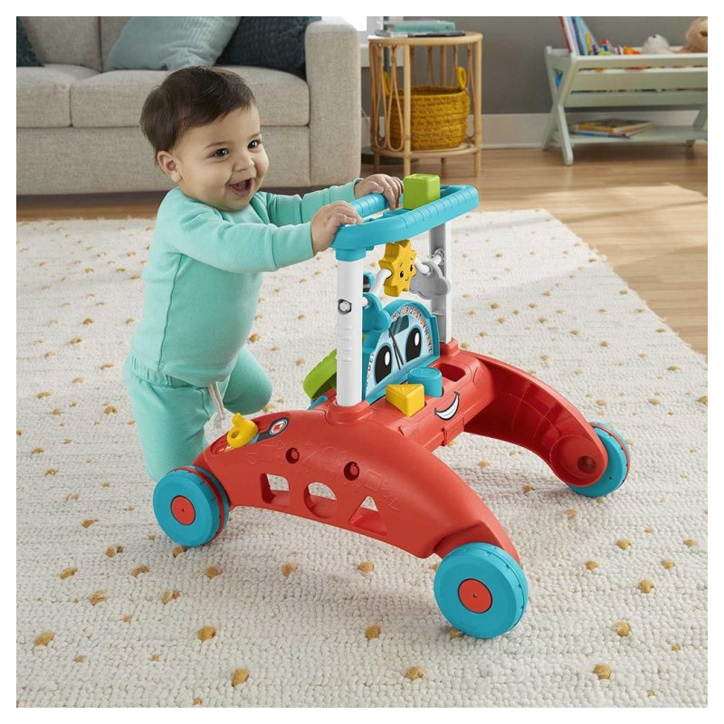 Fisher Price Laugh & Learn Εκπαιδευτική Στράτα-Αυτοκινητάκι 3 Σε 1 (HJP48)