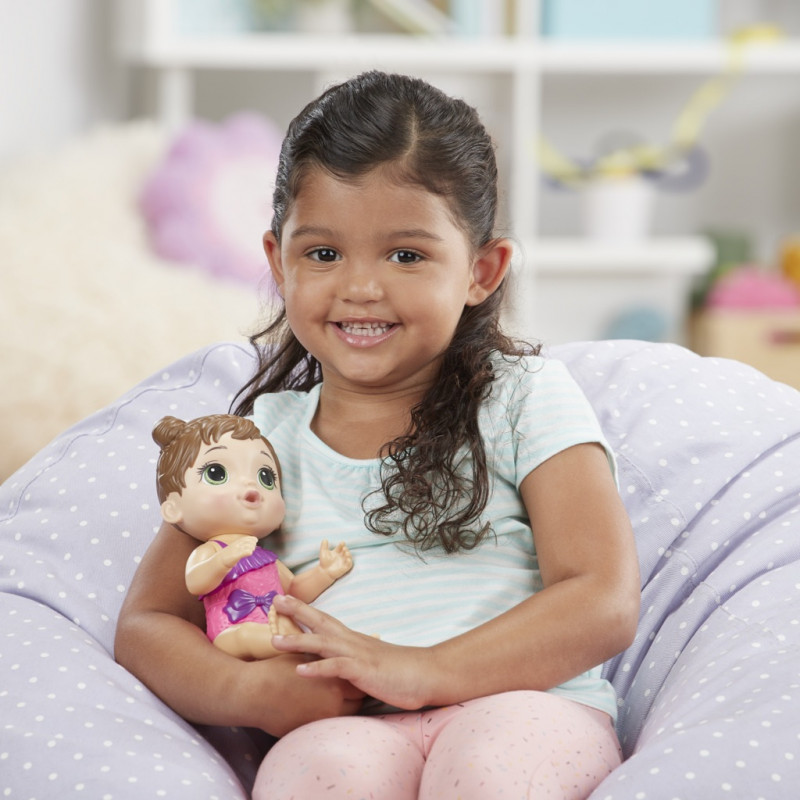 Baby Alive Splash & Snuggle Brown Hair (E8716-E8722)