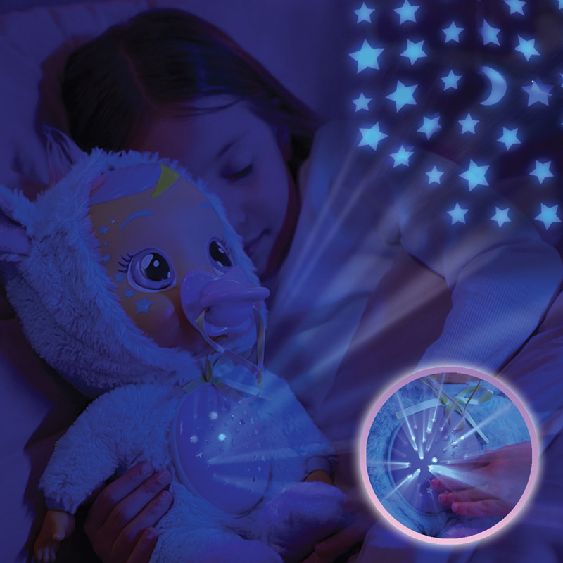 Cry Babies Goodnight Jenna Interactive Baby Doll-Starry Sky projector-Light up Tears And Lullabies (4104-84070)