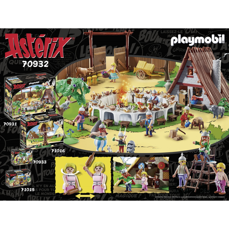 Playmobil Asterix : Η Καλύβα του Αρχηγού Μαζεστίξ(70932)