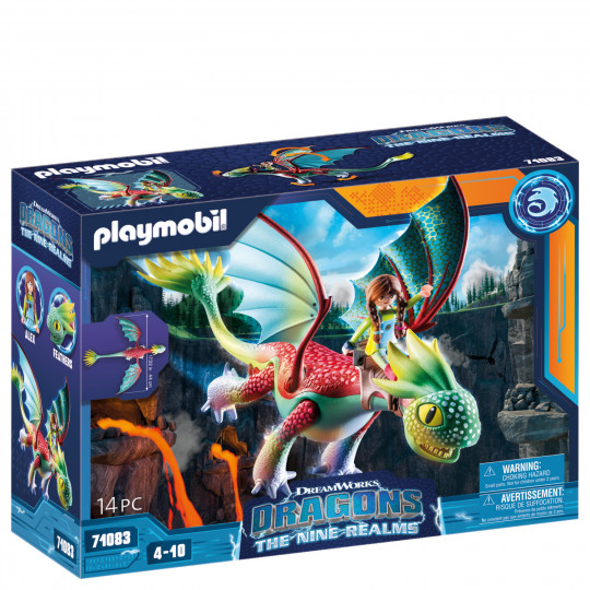 Playmobil Dream Works Dragon-Feathers &amp; Alex (71083)