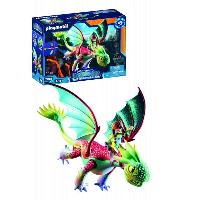 Playmobil Dream Works Dragon-Feathers & Alex (71083)