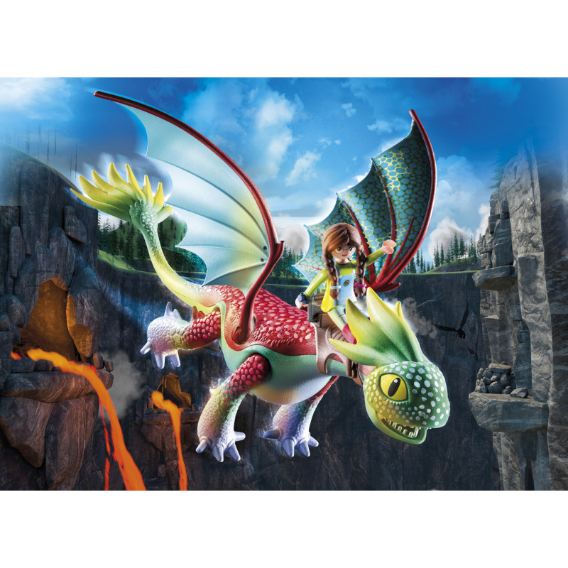 Playmobil Dream Works Dragon-Feathers & Alex (71083)