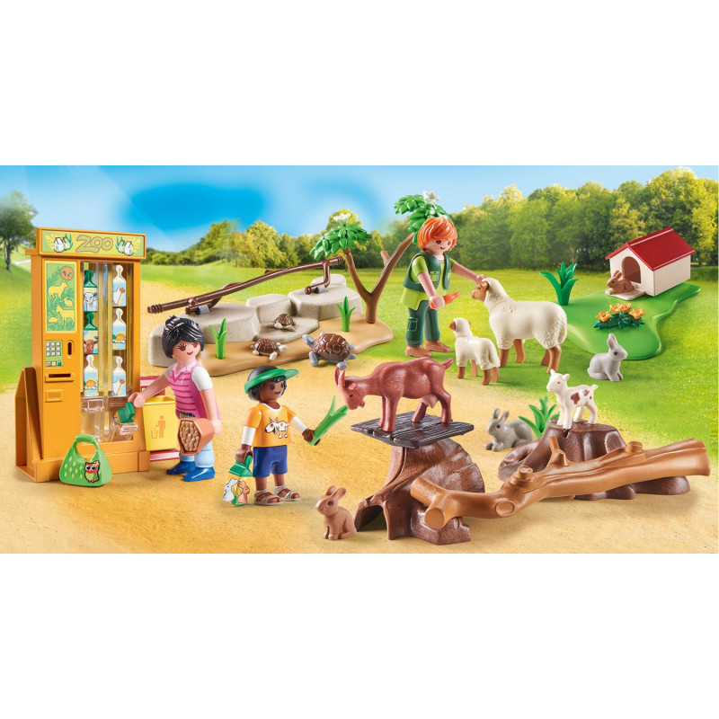 Playmobil Ζωολογικός Κήπος Με Ήμερα Ζωάκια (71191)