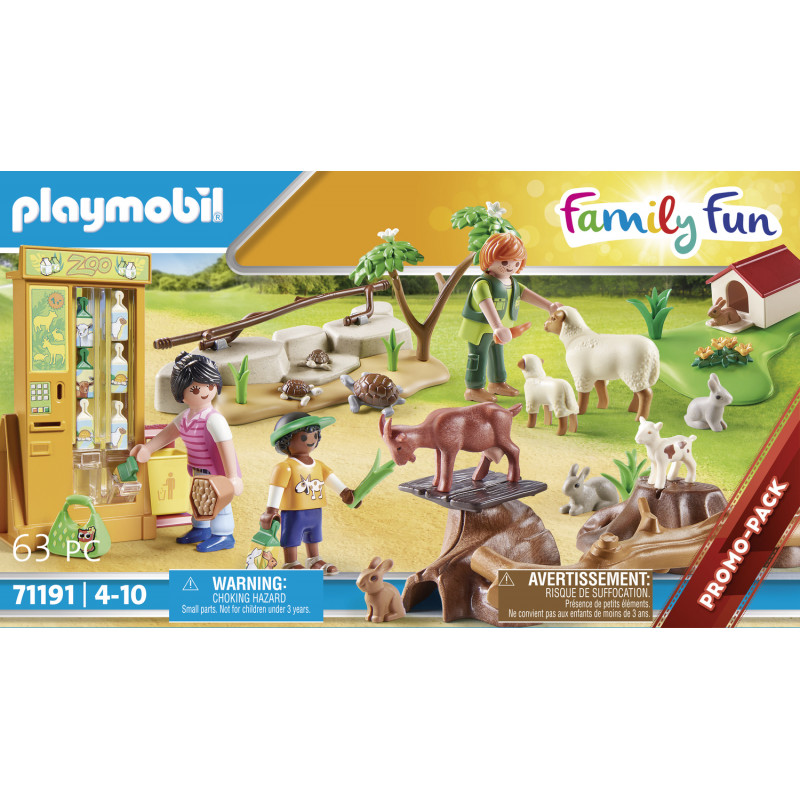 Playmobil Ζωολογικός Κήπος Με Ήμερα Ζωάκια (71191)