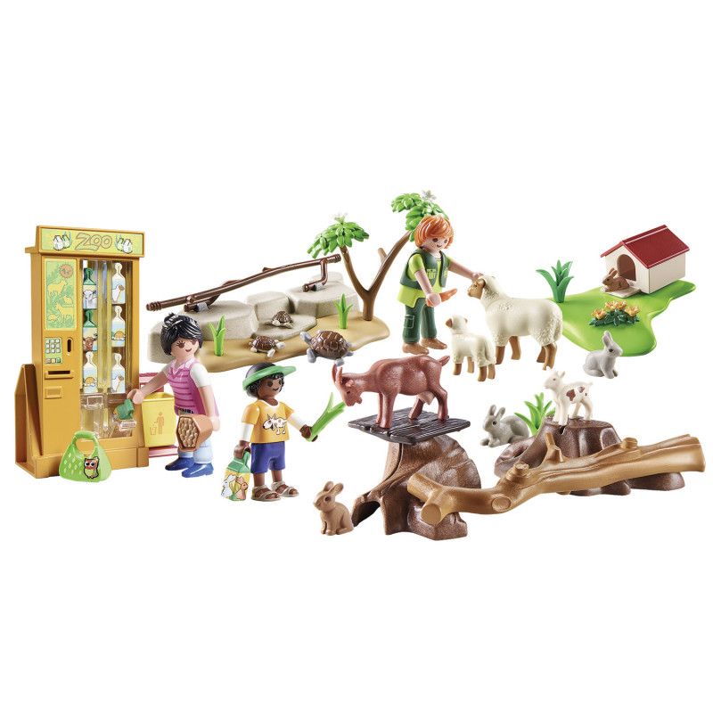 Playmobil Ζωολογικός Κήπος Με Ήμερα Ζωάκια (71191)