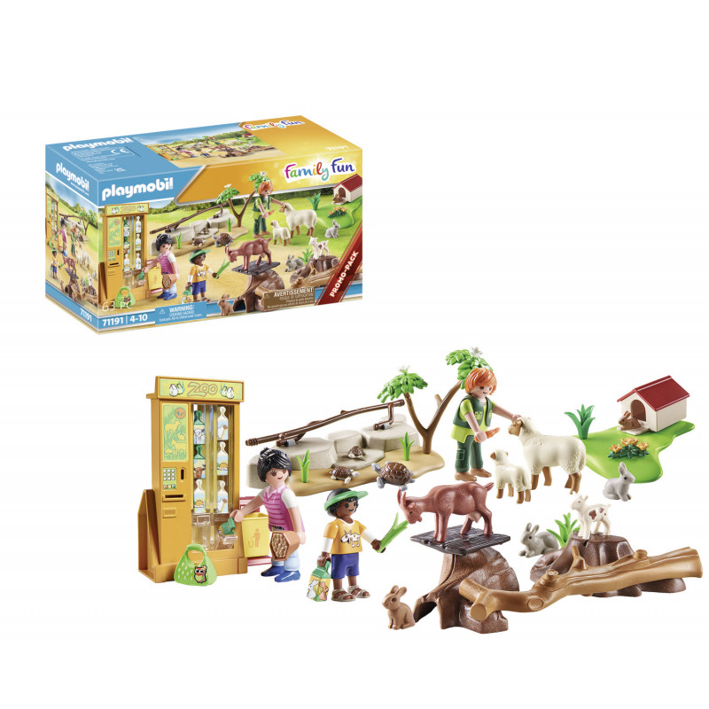 Playmobil Ζωολογικός Κήπος Με Ήμερα Ζωάκια (71191)