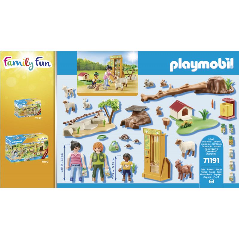 Playmobil Ζωολογικός Κήπος Με Ήμερα Ζωάκια (71191)