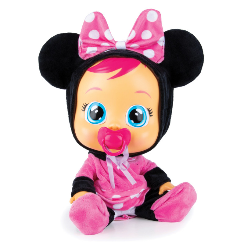 Cry Babies Κλαψουλίνια Disney Minnie - Διαδραστική Κούκλα Ποντικάκι Κλαίει Με Αληθινά Δάκρυα (4104-97865)