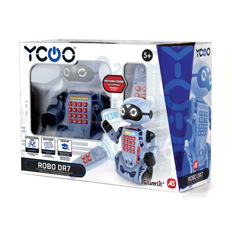 Silverlit Ycoo Robo DR7 Τηλεκατευθυνόμενο Ρομπότ Για 5+ Χρονών (7530-88046)