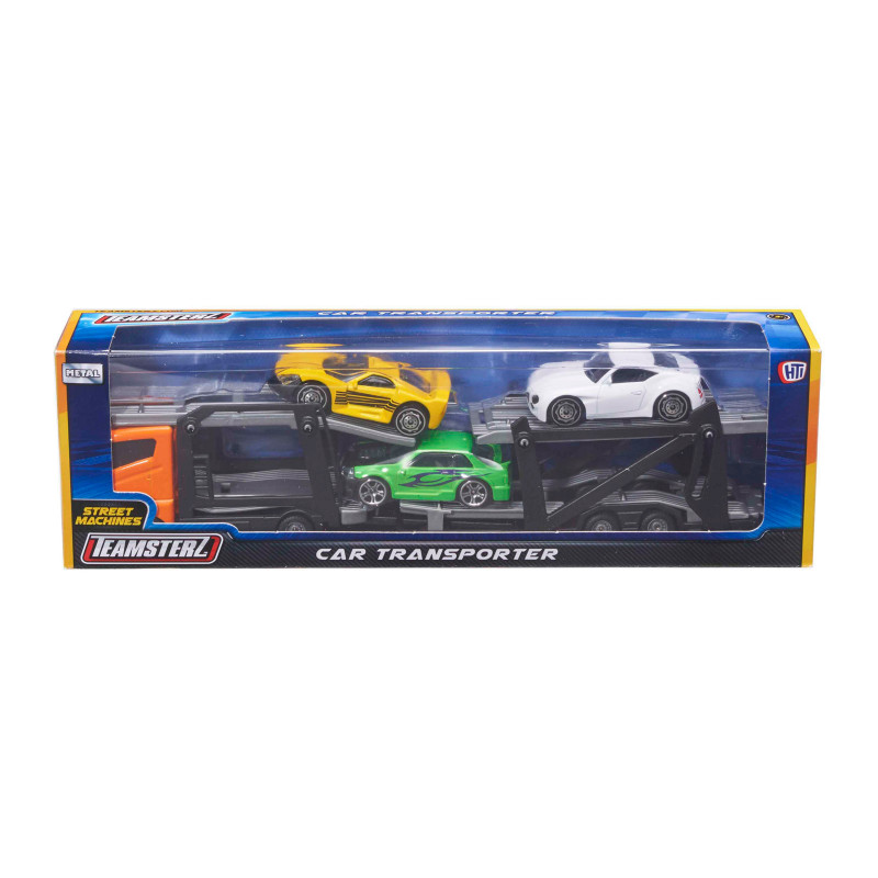 Teamsterz Car Transporter with Die-Cast Cars For Ages 3+ (7535-73621)