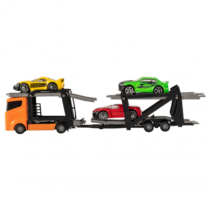 Teamsterz Car Transporter with Die-Cast Cars For Ages 3+ (7535-73621)