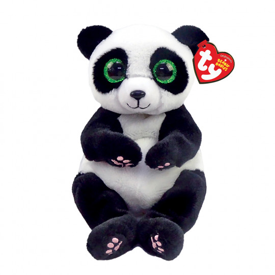 TY Beannie Bellies Ying Plush Panda White And Black 15cm (1607-40542)