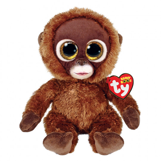 TY Beanie Boos Chessie Χνουδωτό Μαϊμουδάκι Καφέ 15εκ (1607-36391)