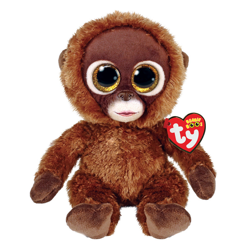 TY Beanie Boos Chessie Plush Monkey Brown 15cm (1607-36391)