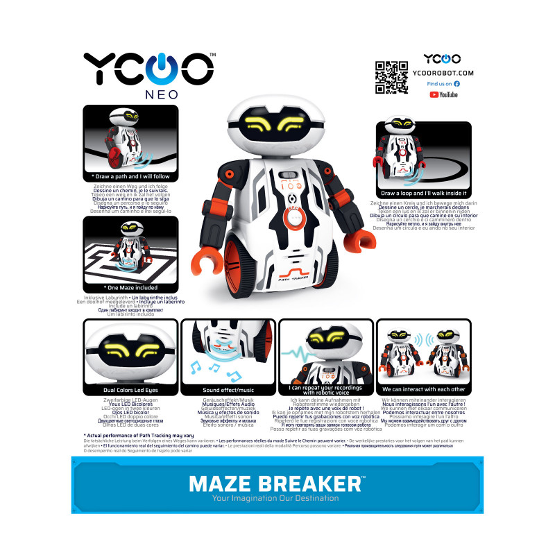 Silverlit Ycoo Maze Breaker Ηλεκτρονικό Ρομπότ Για 3+ Χρονών (7530-88044)