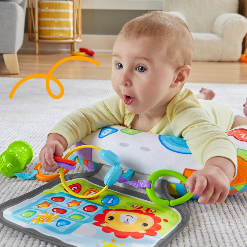 Fisher Price Μαξιλαράκι Δραστηριοτήτων Με Κονσόλα Παιχνιδιού (HGB89)