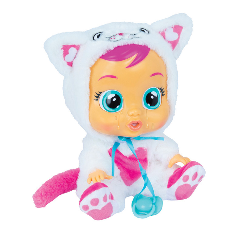 Cry Babies Daisy - Interactive Baby Doll Cat Cries Real Tears With Easter Candle(4104-91658)