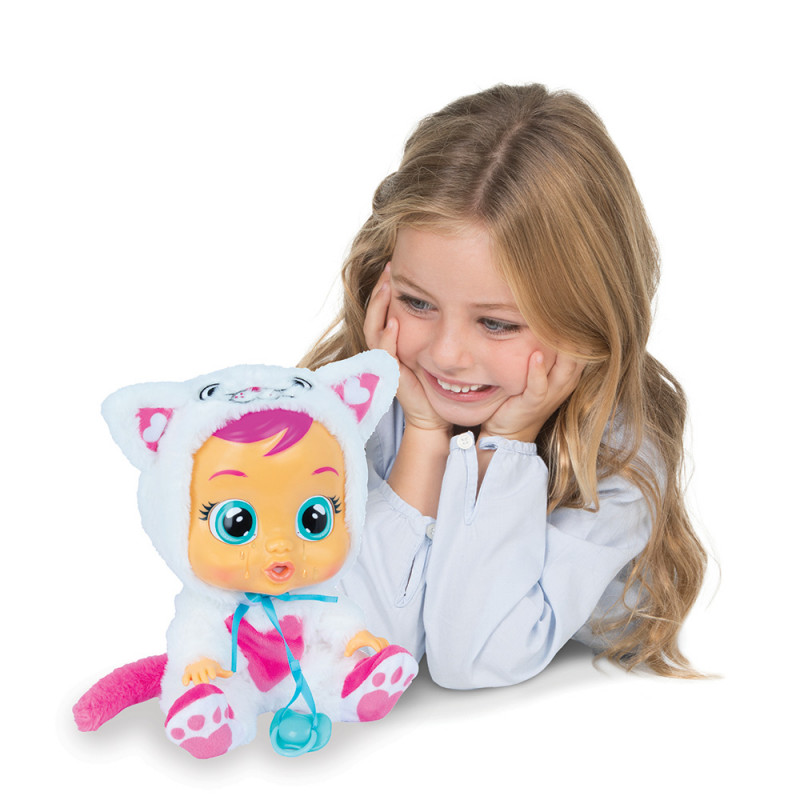 Cry Babies Daisy - Interactive Baby Doll Cat Cries Real Tears With Easter Candle(4104-91658)