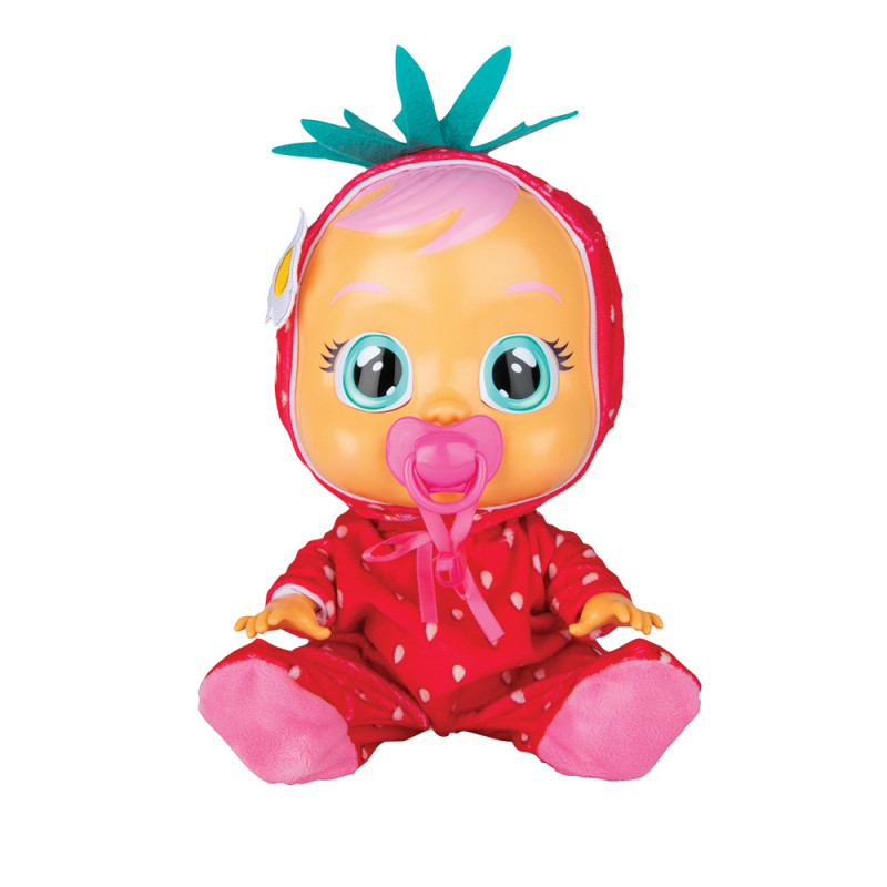 Cry Babies Tutti Frutti Ella - Interactive Baby Doll Strawberry Cries Real Tears With Easter Candle(4104-93812)