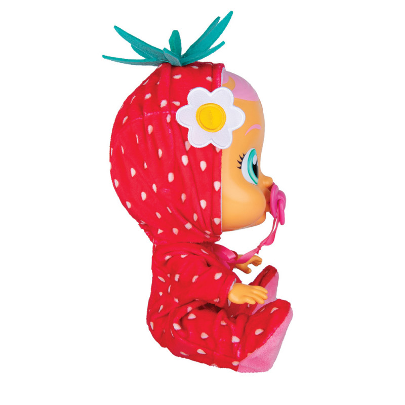 Cry Babies Tutti Frutti Ella - Interactive Baby Doll Strawberry Cries Real Tears With Easter Candle(4104-93812)