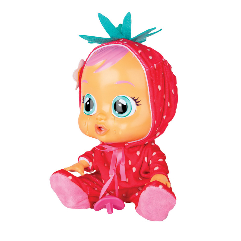 Cry Babies Tutti Frutti Ella - Interactive Baby Doll Strawberry Cries Real Tears With Easter Candle(4104-93812)