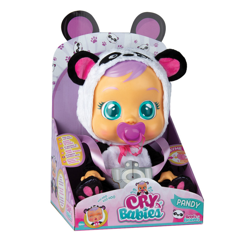 Cry Babies Pandy - Interactive Baby Doll Panda Cries Real Tears(4104-98213)